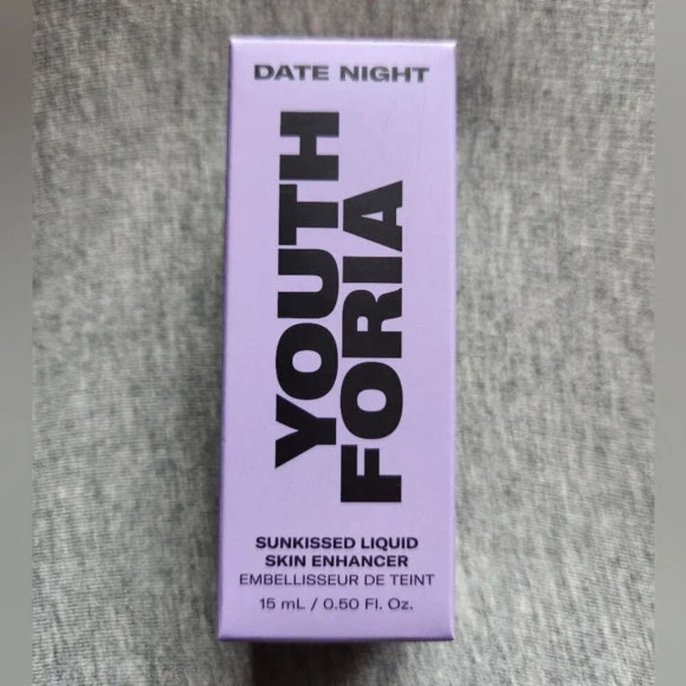 YOUTH FORIA Date Night Sunkissed Liquid Skin Enhancer BRONZY NIB